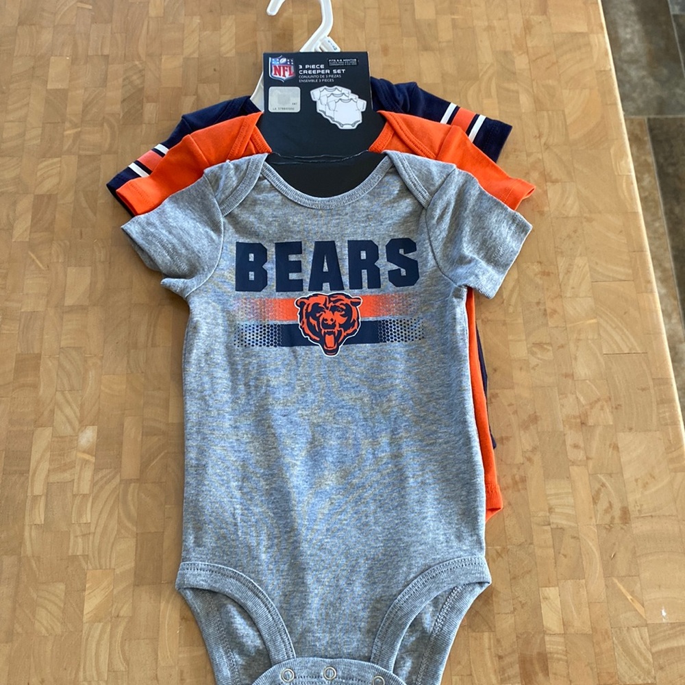 6/9 month bears onesies